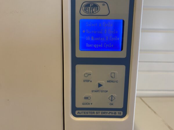 Autoclave SELECTA  Occasion – Image 2