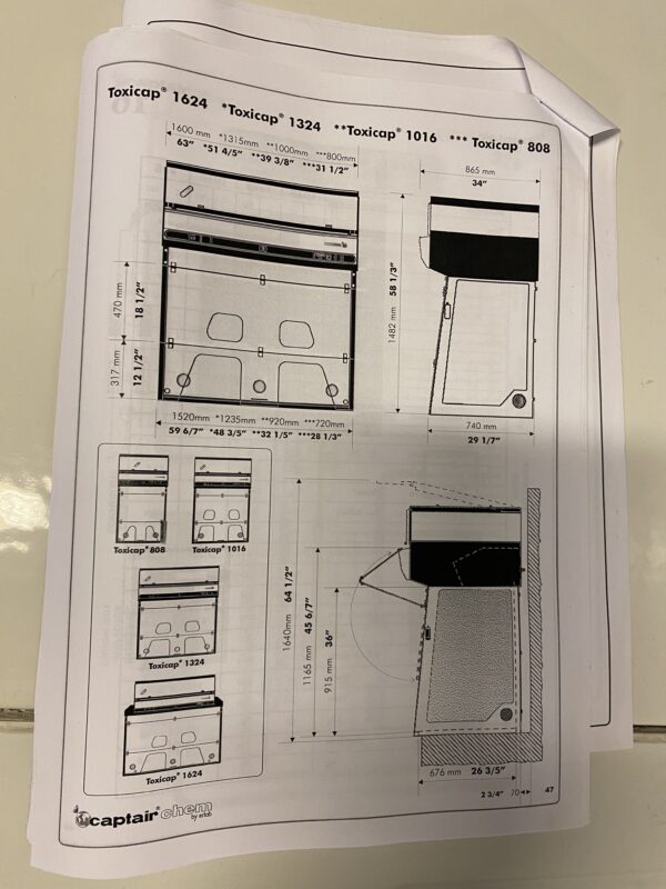 Hotte filtration CAPTAIR Occasion – Image 7