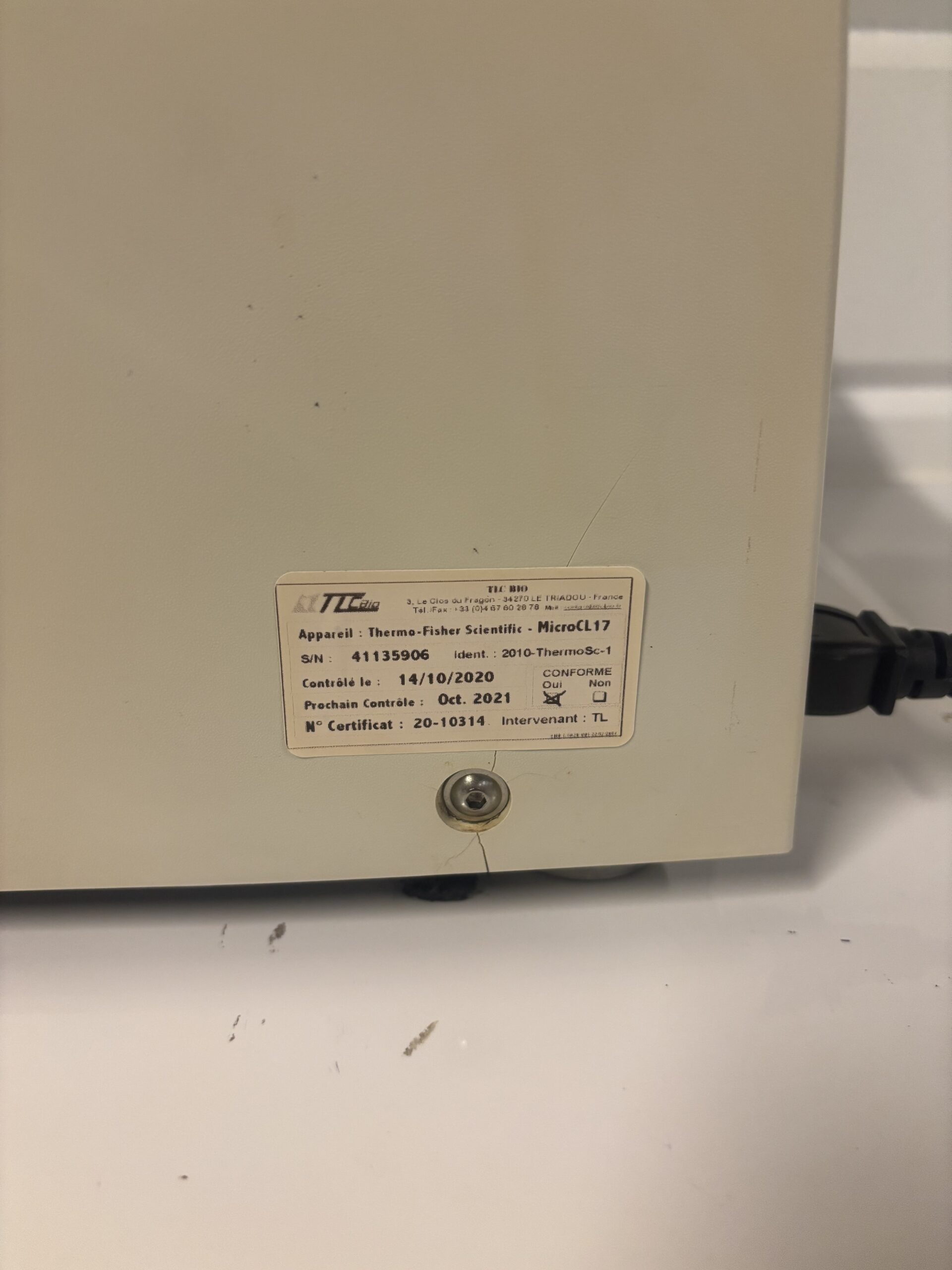 Thermo Scientific Centrifugeuse Micro CL17 Occasion – Image 5