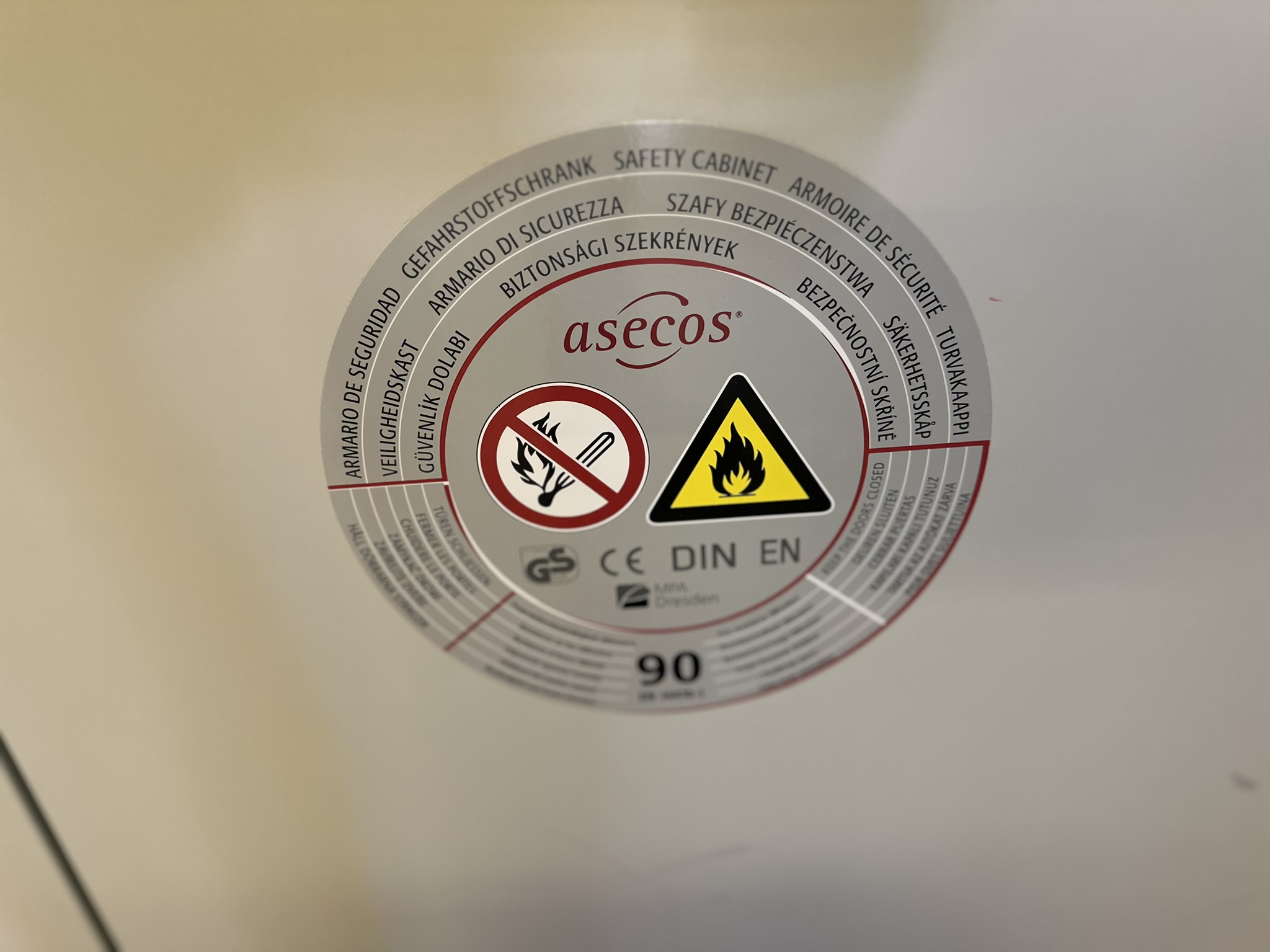 Armoire de sécurité pour produits inflammables ASECOS Occasion – Image 4