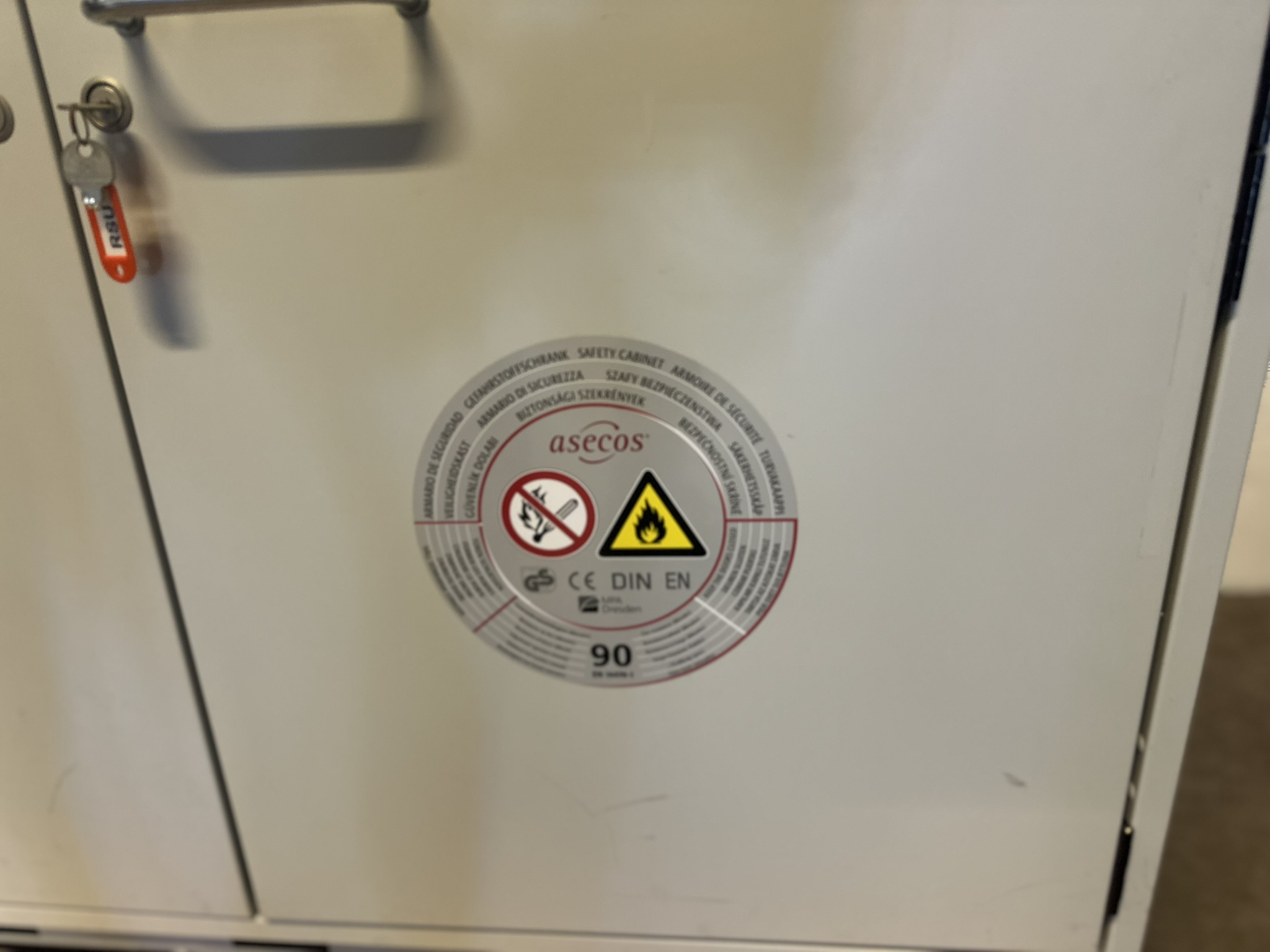 Armoire de sécurité pour produits inflammables ASECOS Occasion – Image 5