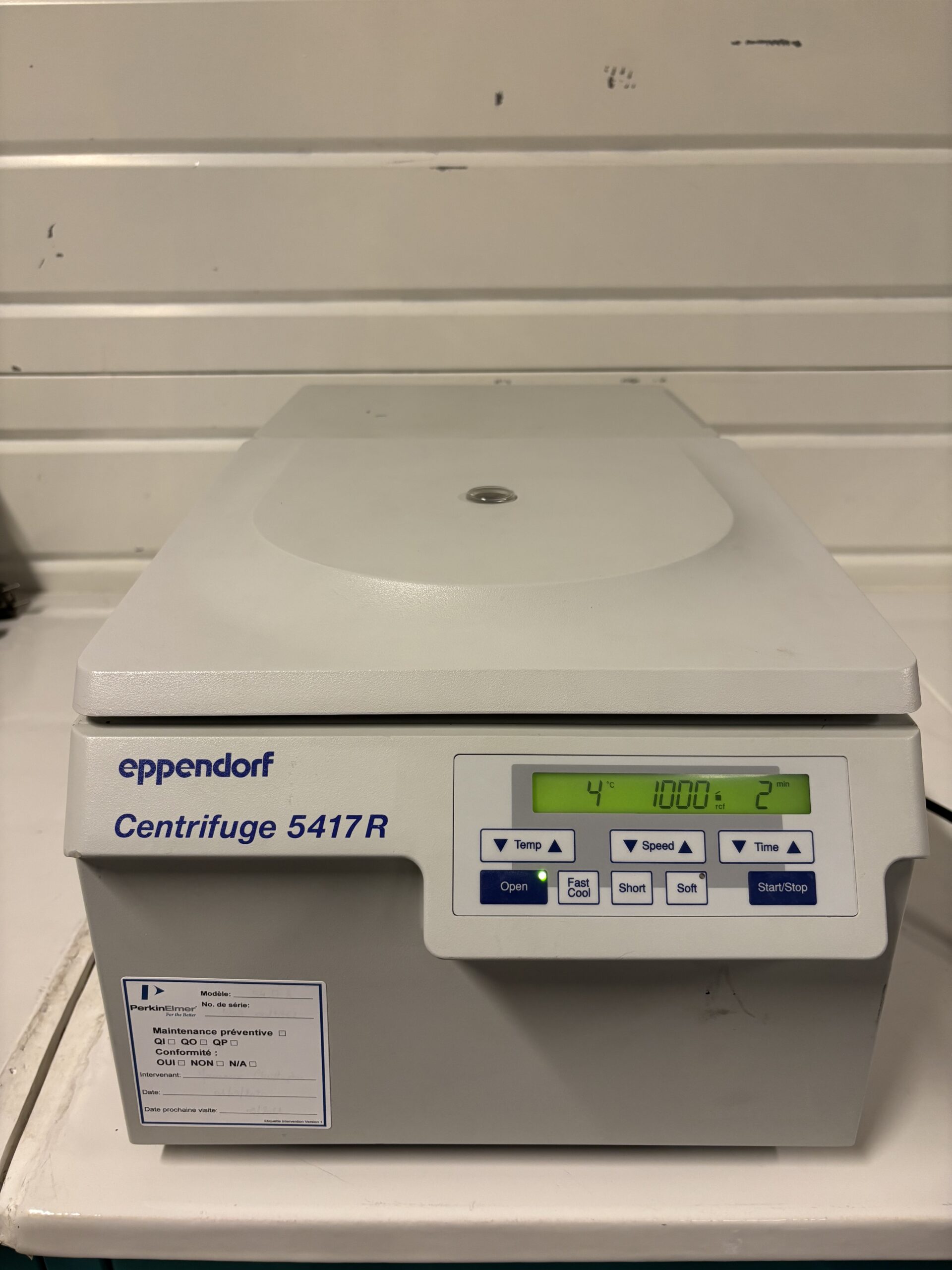Centrifugeuse réfrigérée EPPENDORF 5417R Occasion